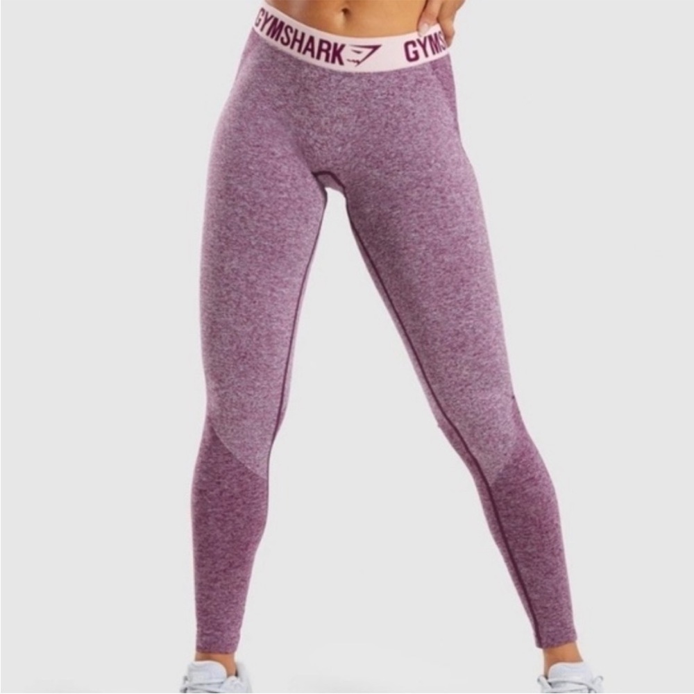 Gymshark Flex Leggings in Marl Purple | XS